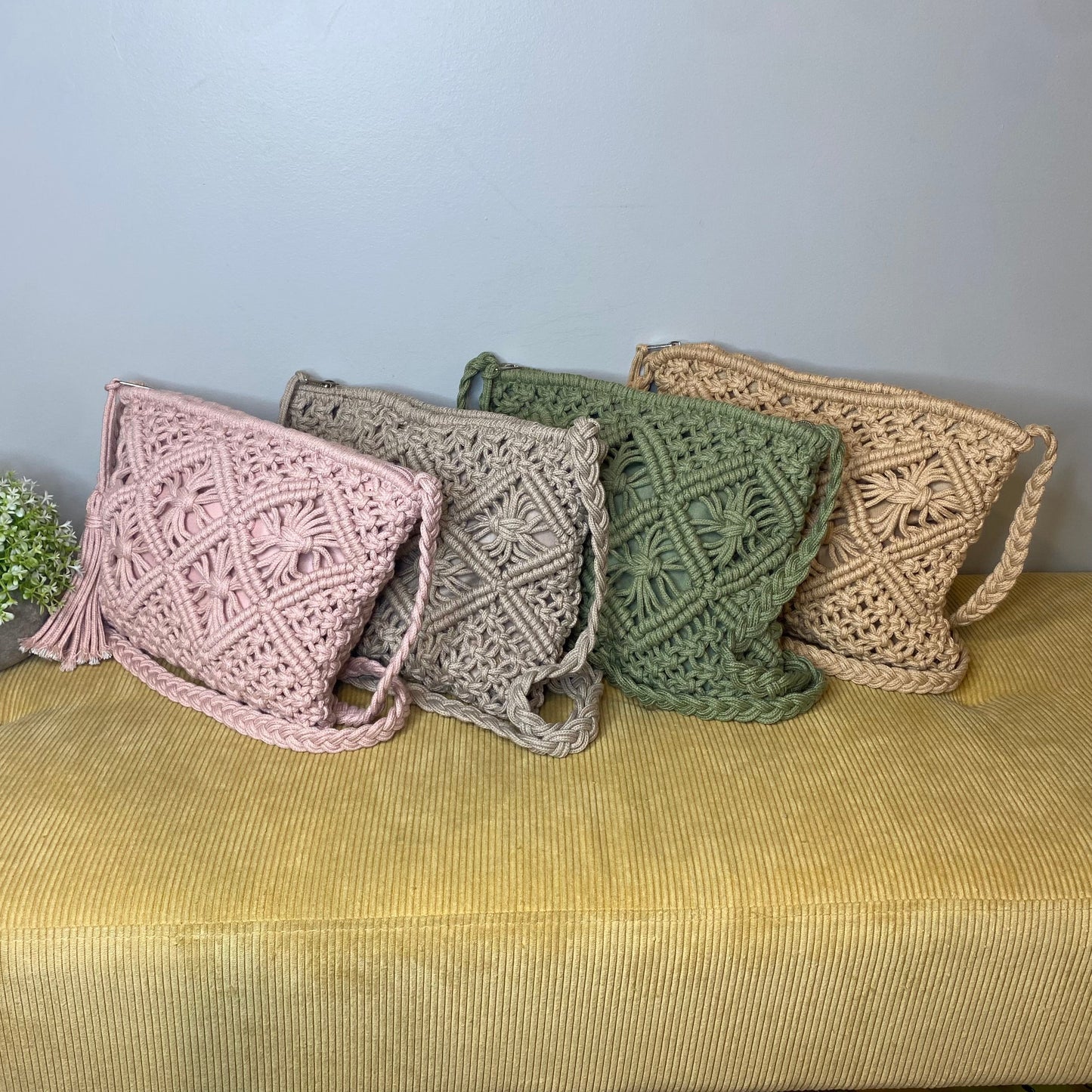 Paisley - Woven Crossbody Purse
