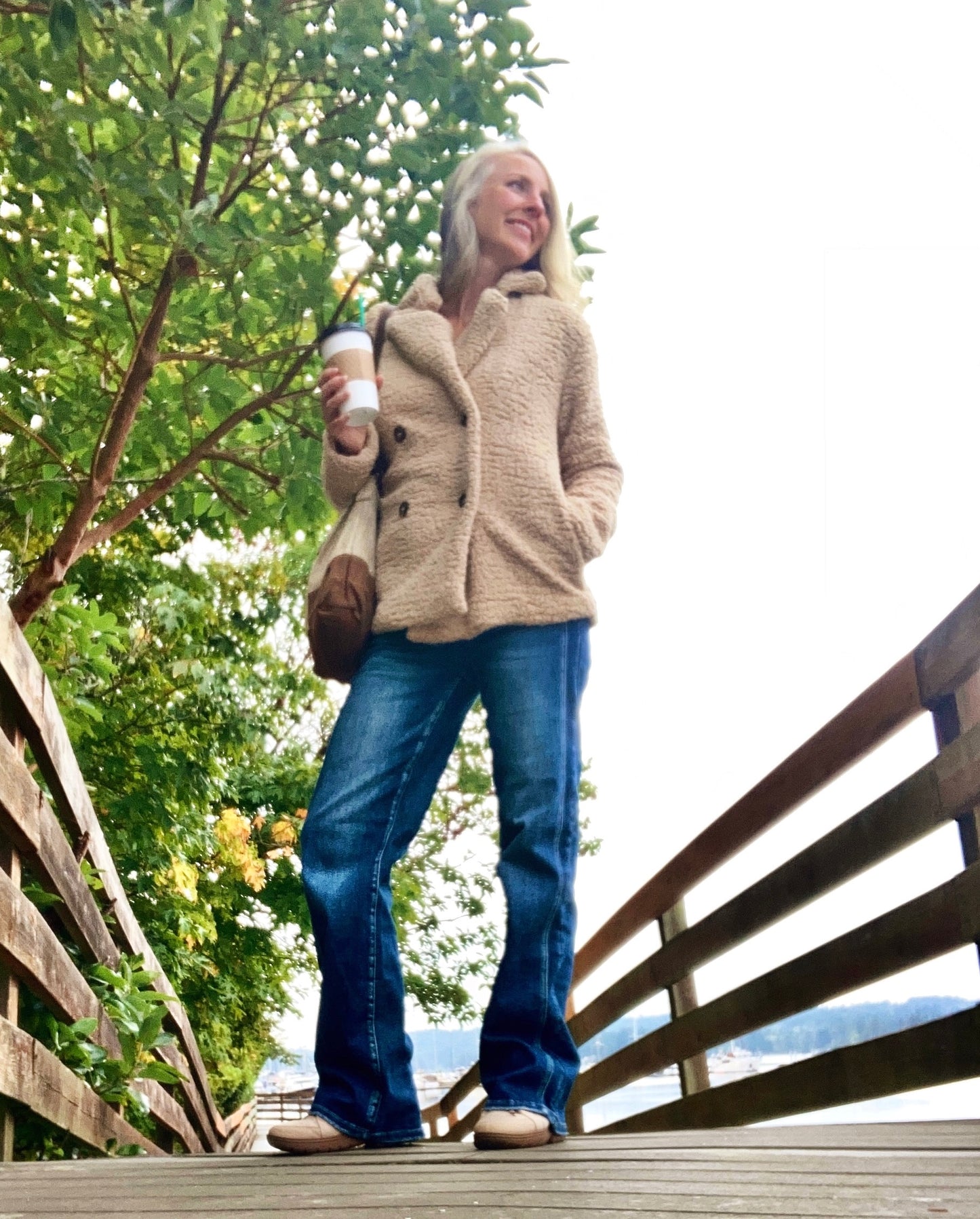 Double Breasted Sherpa Coat - 12 Color Options