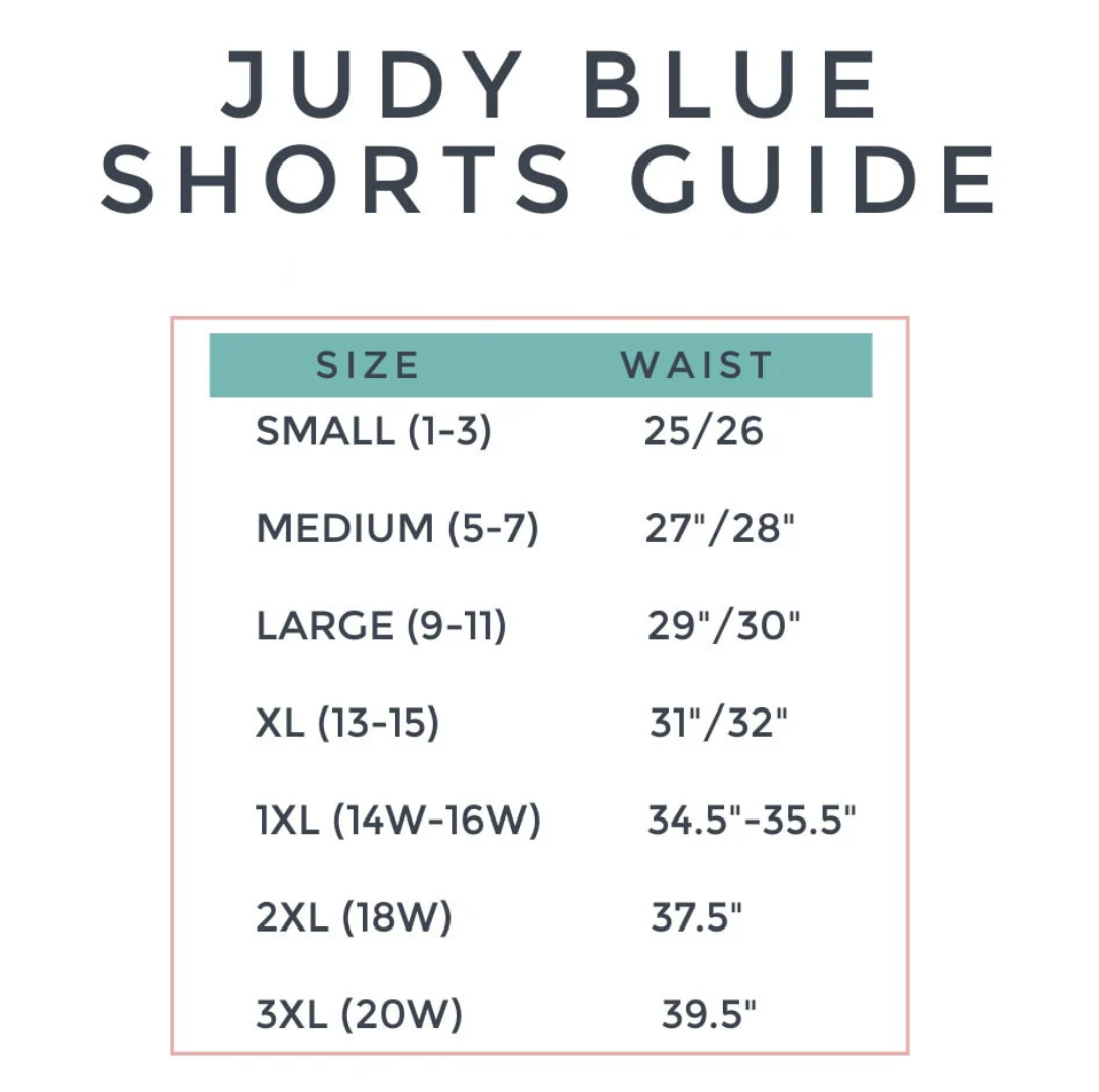 Judy Blue Light Wash Double Button 5" Inseam Denim Shorts