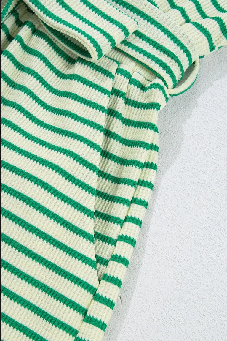 Comfort Me Striped Romper