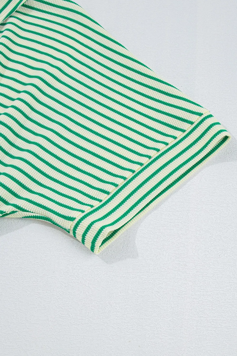 Comfort Me Striped Romper
