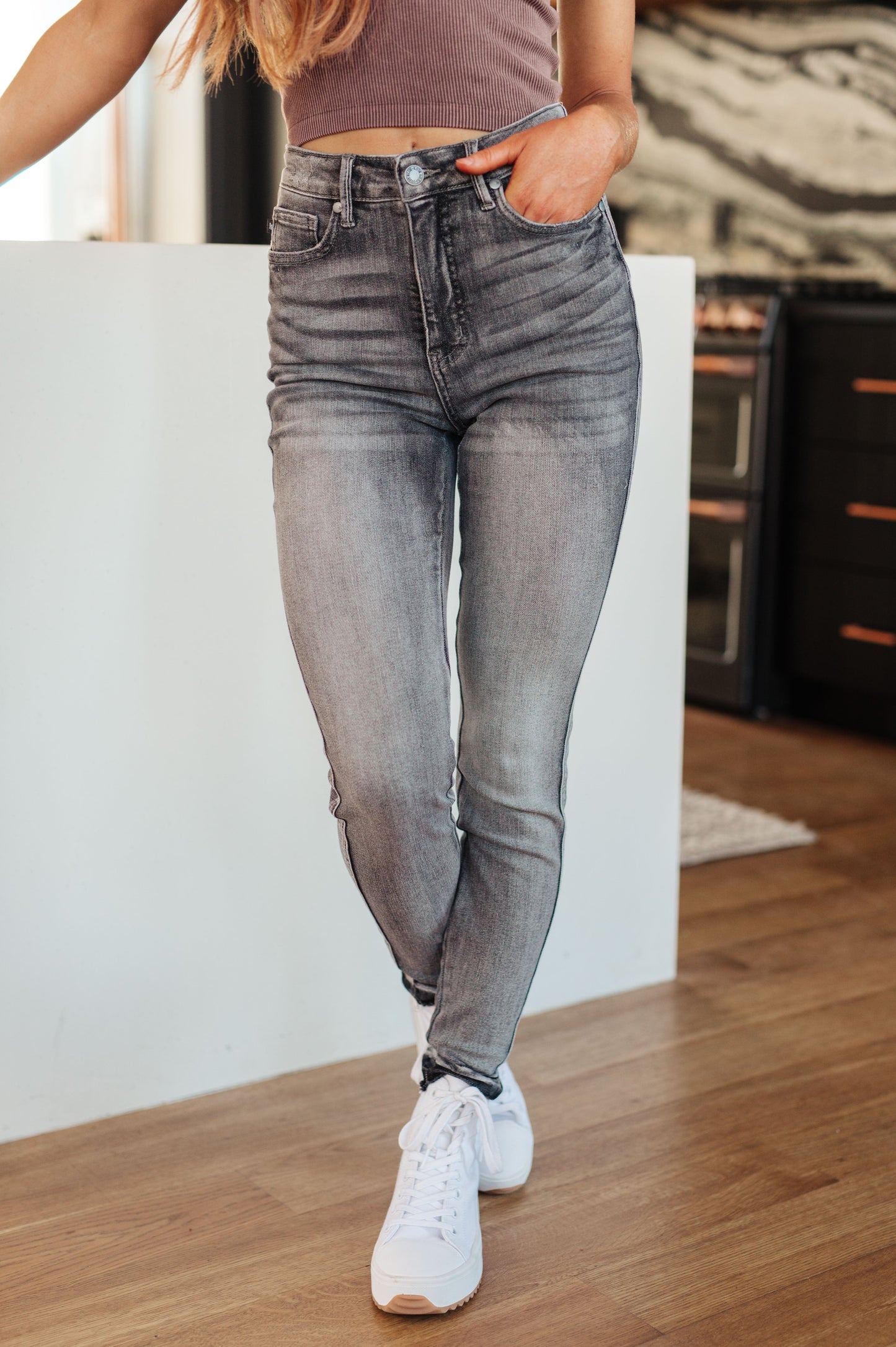 Judy Blue 29" Hadley High Rise Control Top Release Hem Skinny
