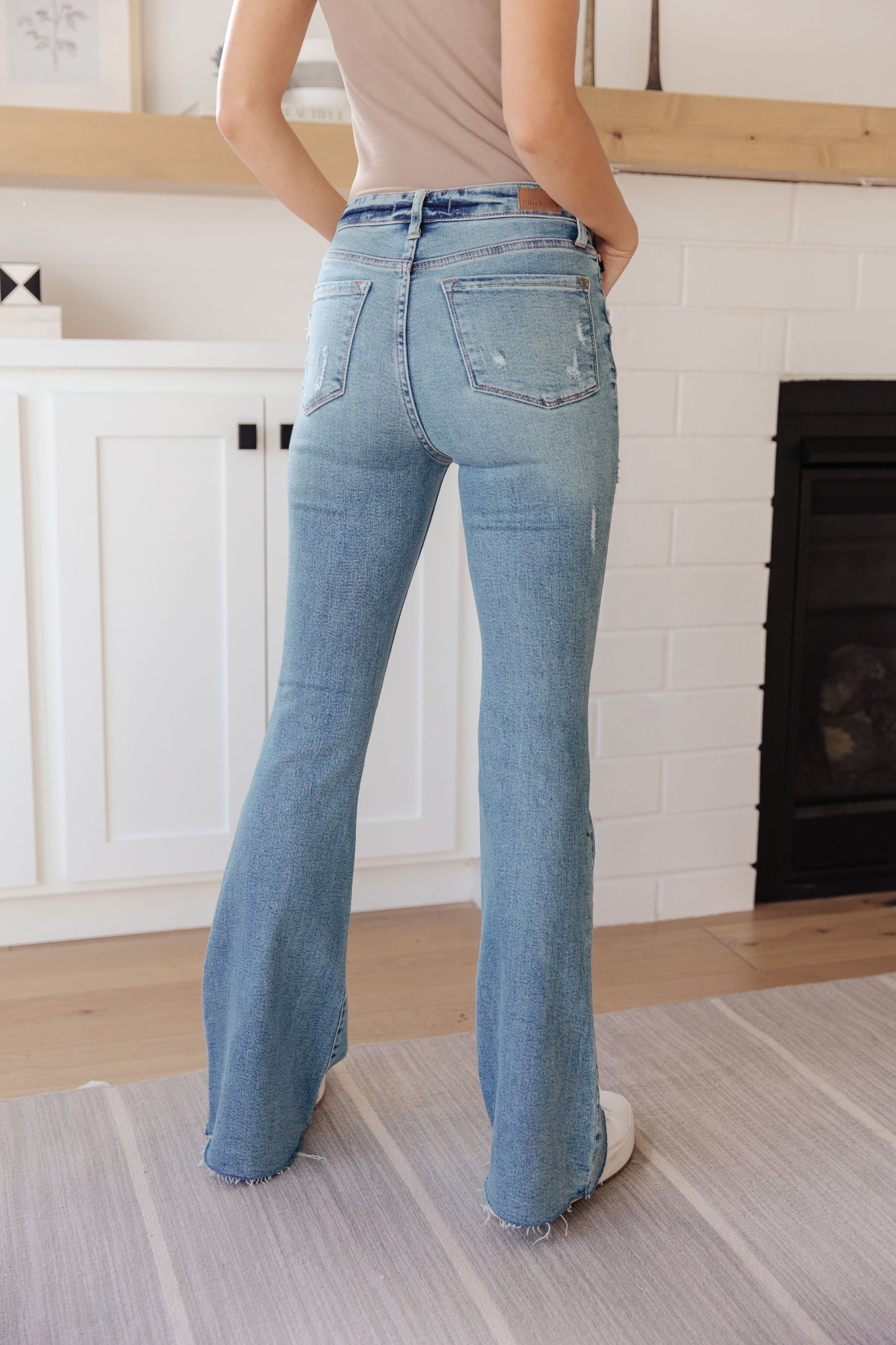 Judy Blue 32.5" Kiana High Rise Heavy Destroy Flare