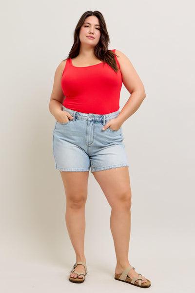 Judy Blue Rigid Magic 4.5" Inseam Denim Shorts