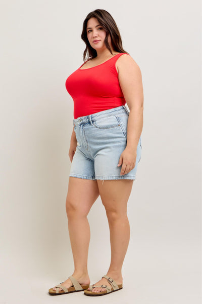 Judy Blue Rigid Magic 4.5" Inseam Denim Shorts