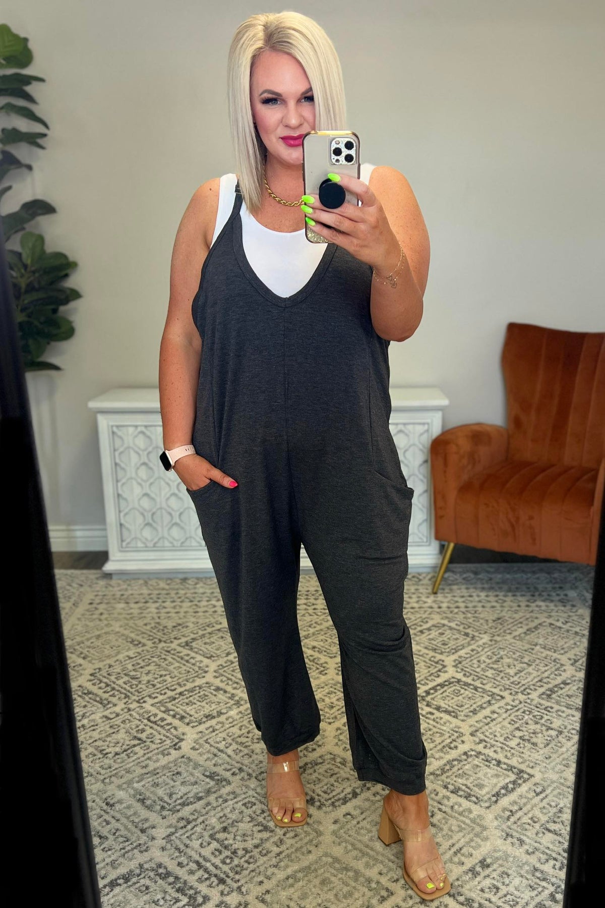 Becky Romper in Black