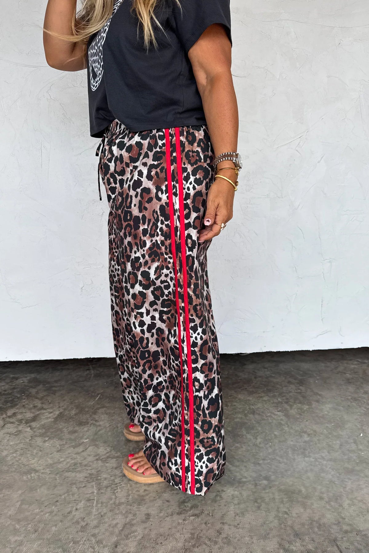 The Knox Boxer Pants in Cheetah Stripe