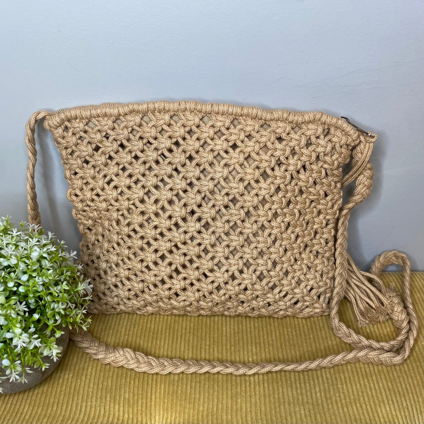 Paisley - Woven Crossbody Purse