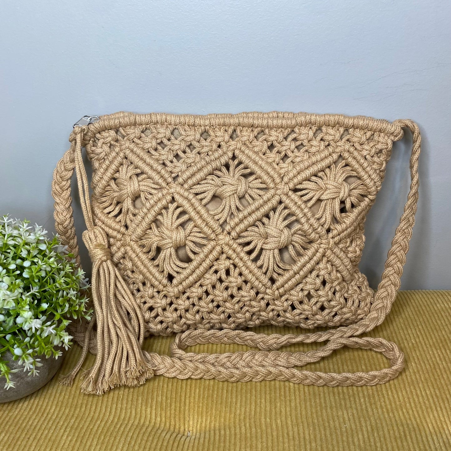 Paisley - Woven Crossbody Purse