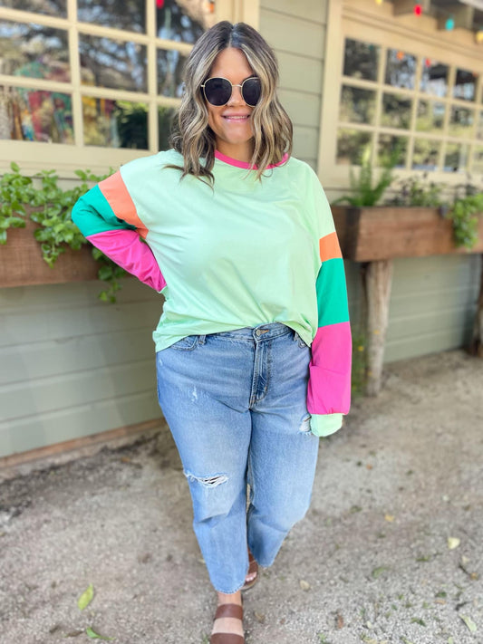 So Long Summer Top in Green