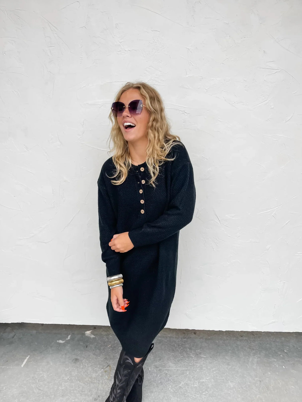 Lively Dress in Beige