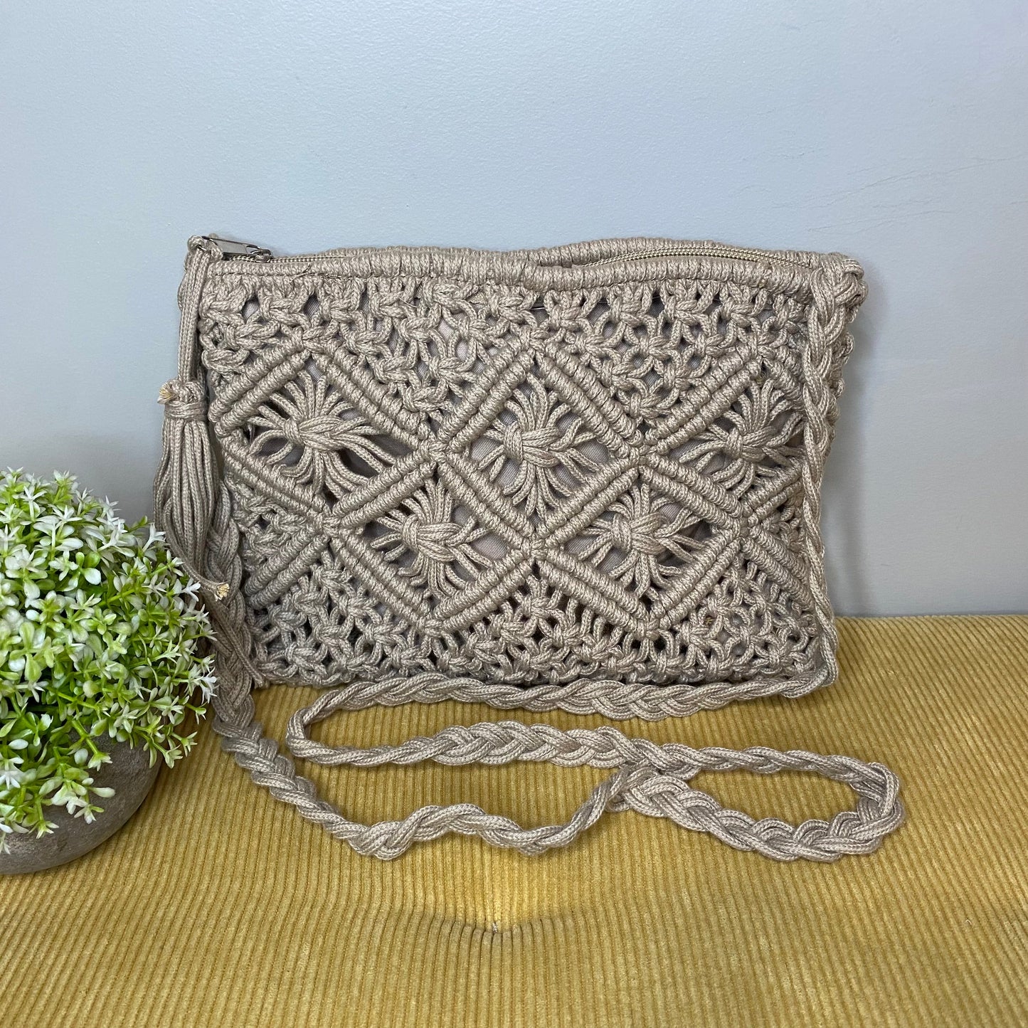 Paisley - Woven Crossbody Purse
