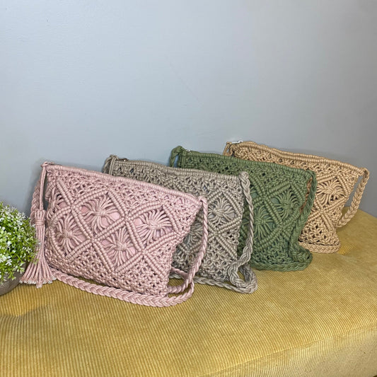 Paisley - Woven Crossbody Purse