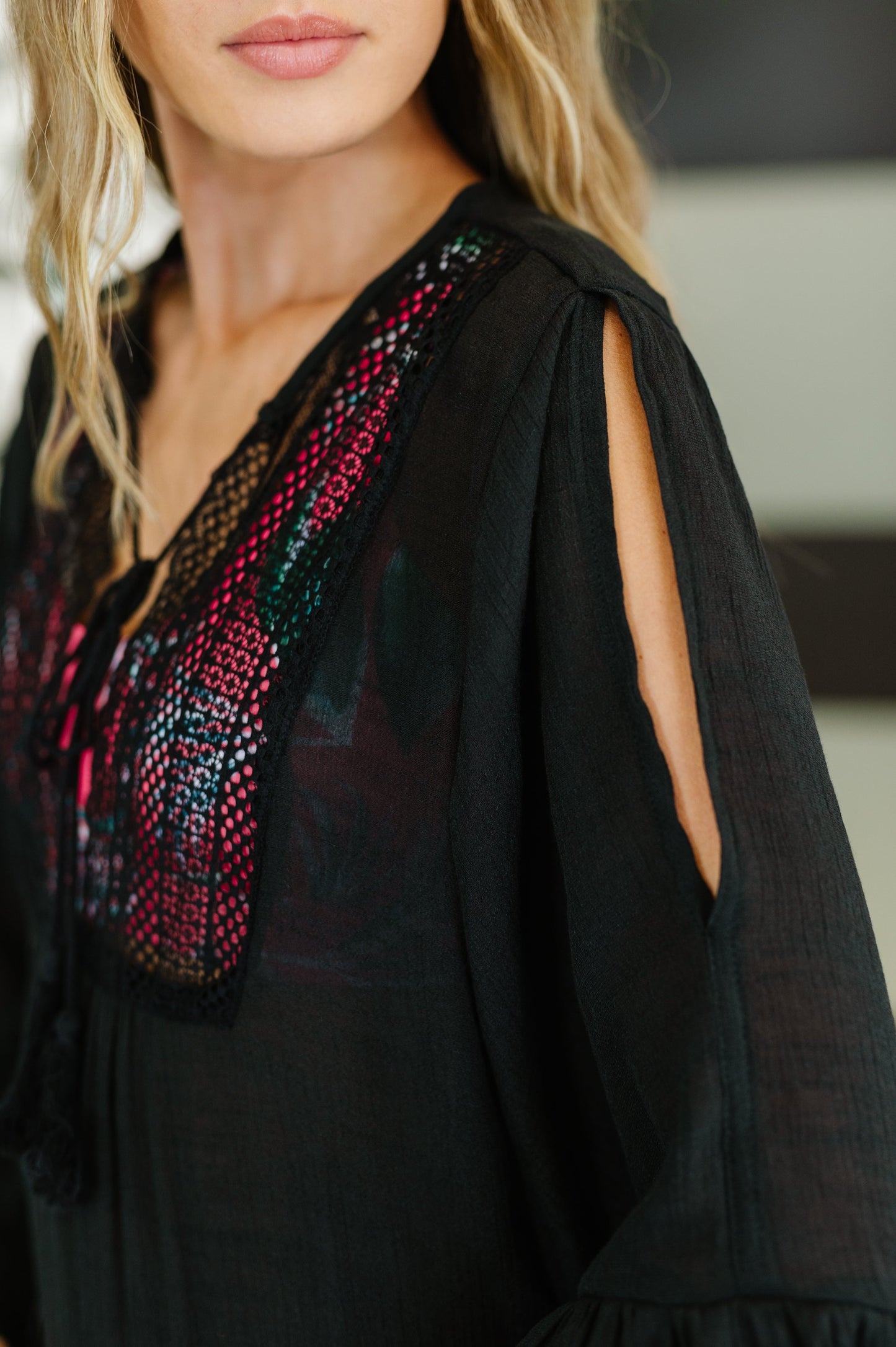 Boheme Bay Swim Cover Up in Black