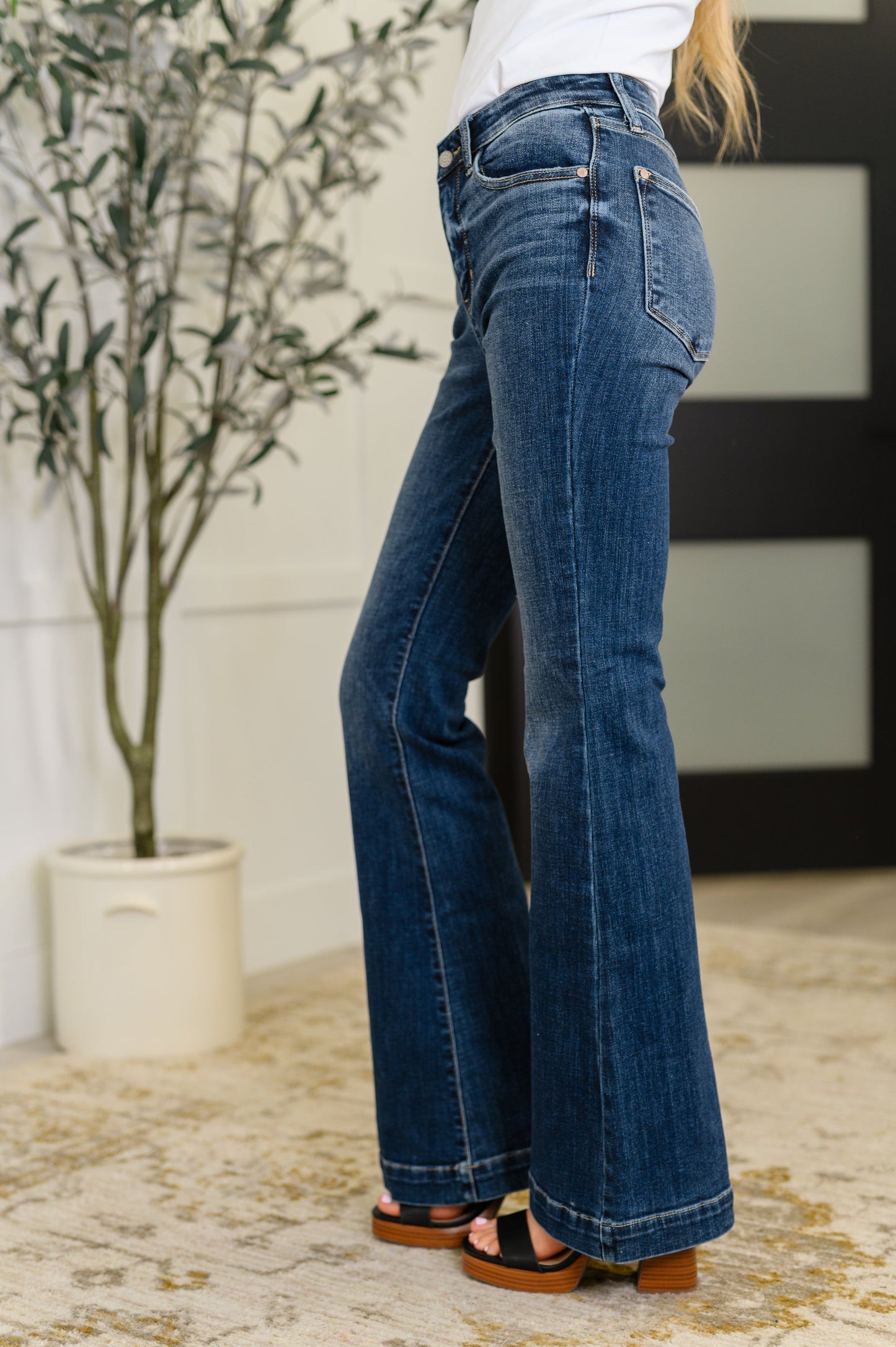 Judy Blue 34" Bonnie High Waist Trouser Flare
