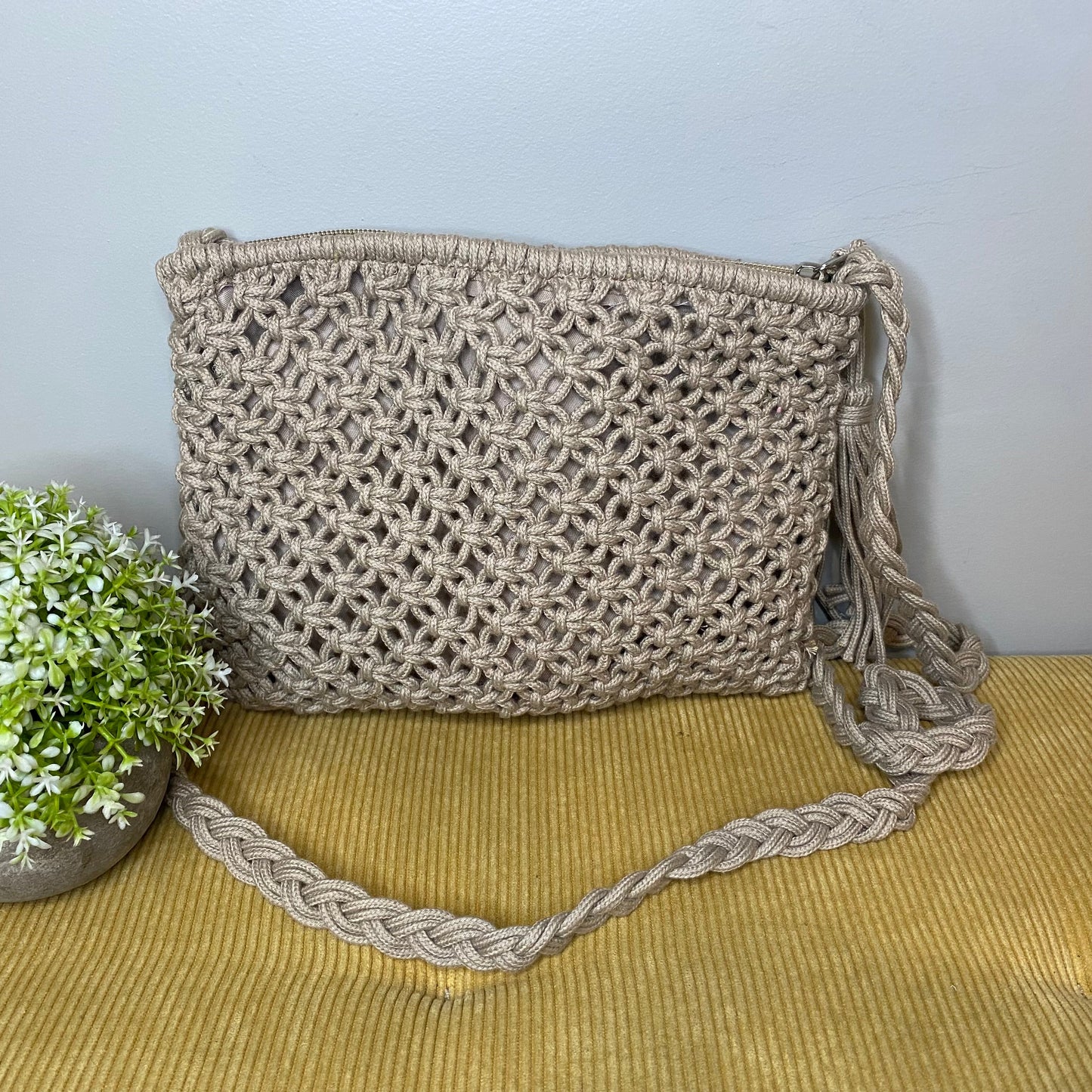 Paisley - Woven Crossbody Purse