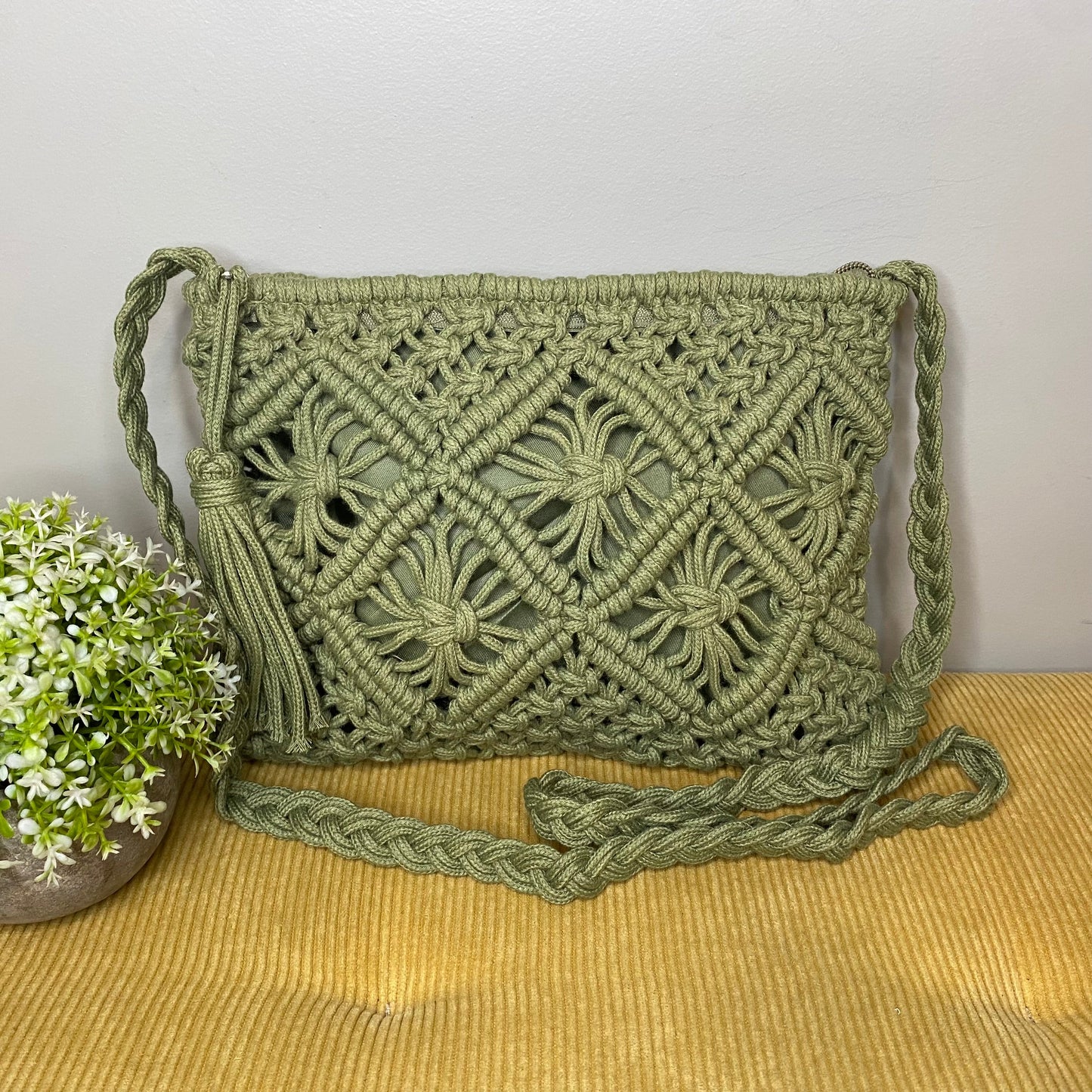 Paisley - Woven Crossbody Purse