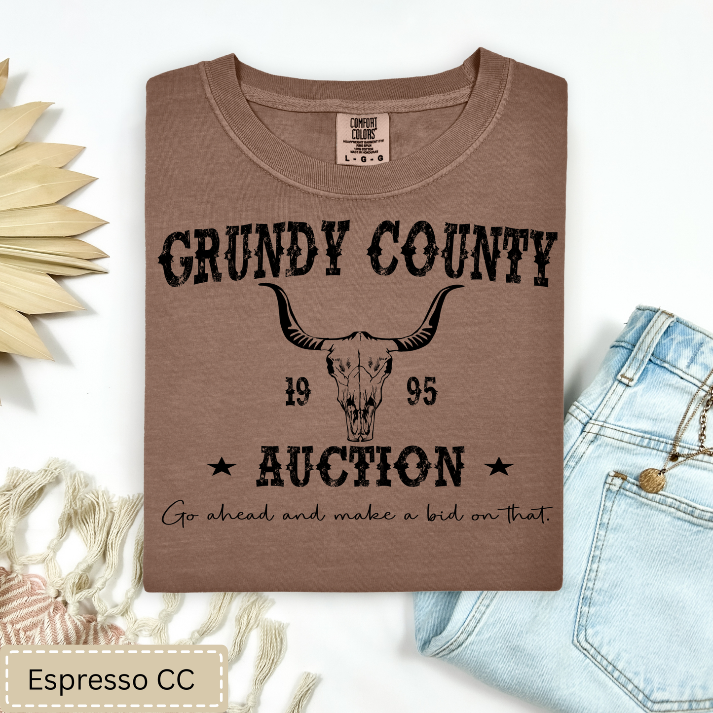 Grundy County Auction Tee.