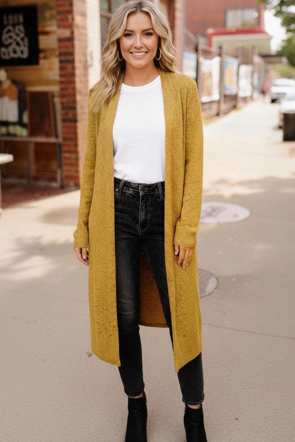 Honey Mustard Harvest Long Carigan