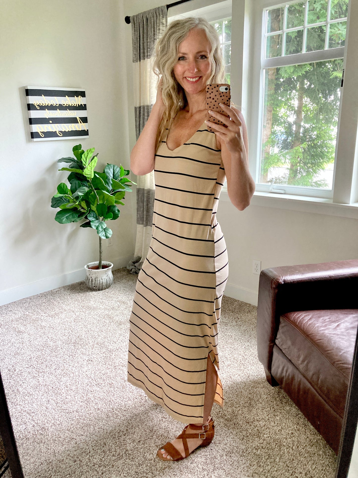 Effortless Side Slit Maxi Dress