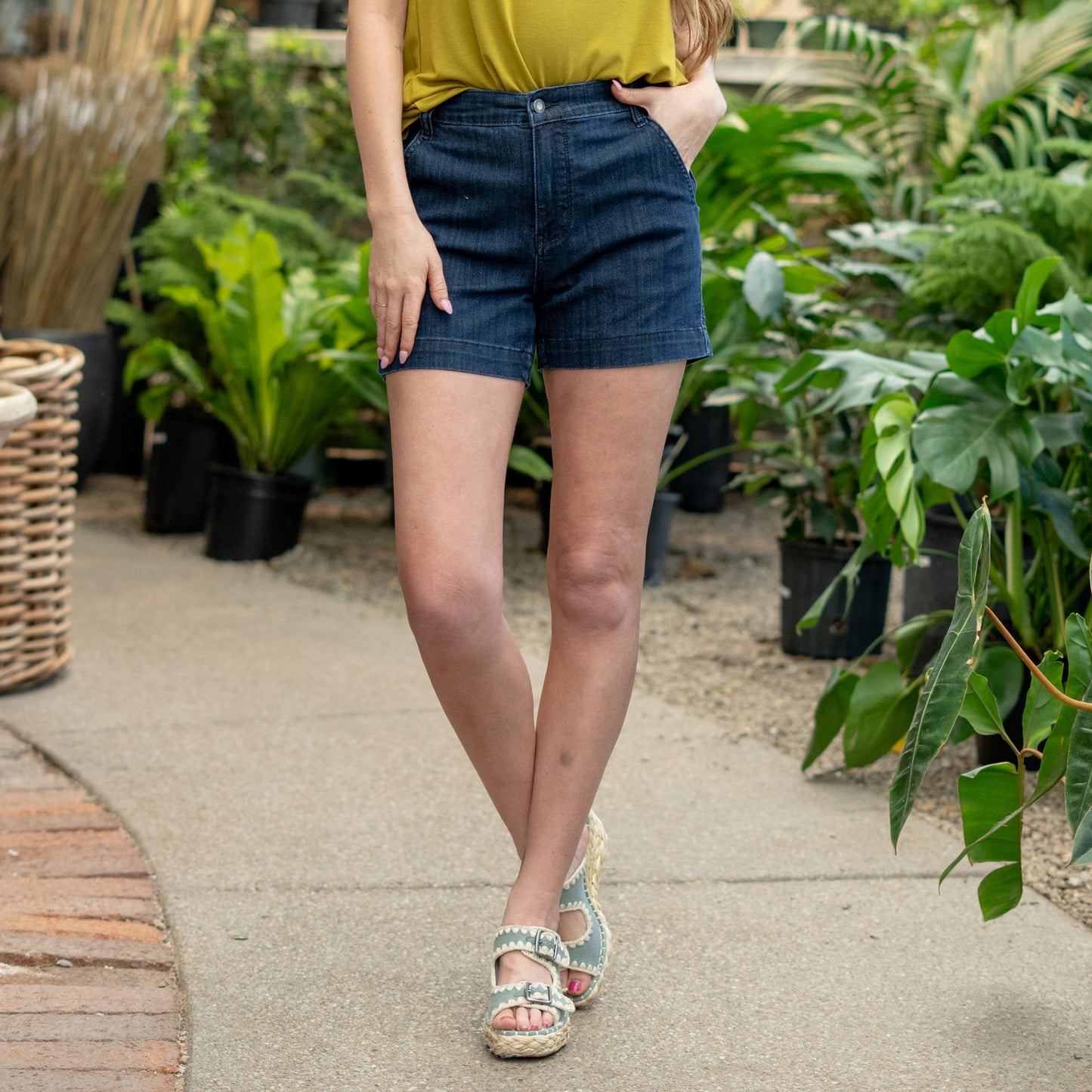 Judy Blue 5" Denim Trouser Shorts