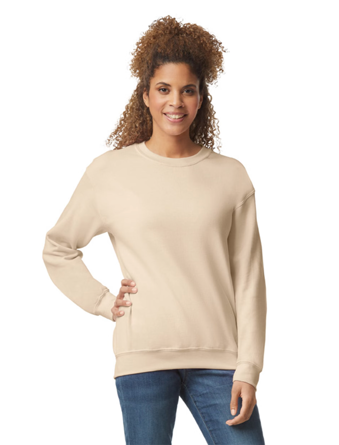 GRINCH WITH PINK SANTA HAT SWEATSHIRT.