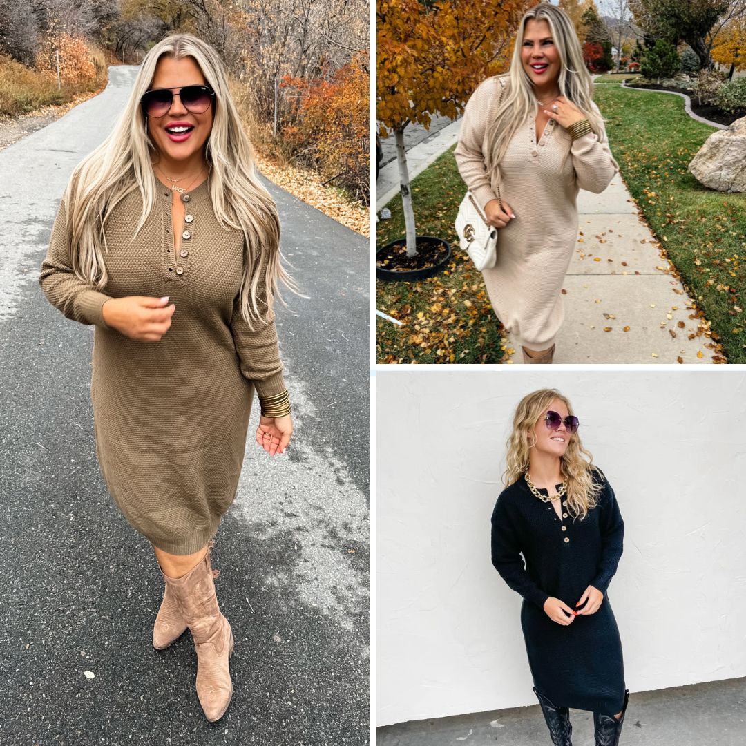 Lively Dress in Beige