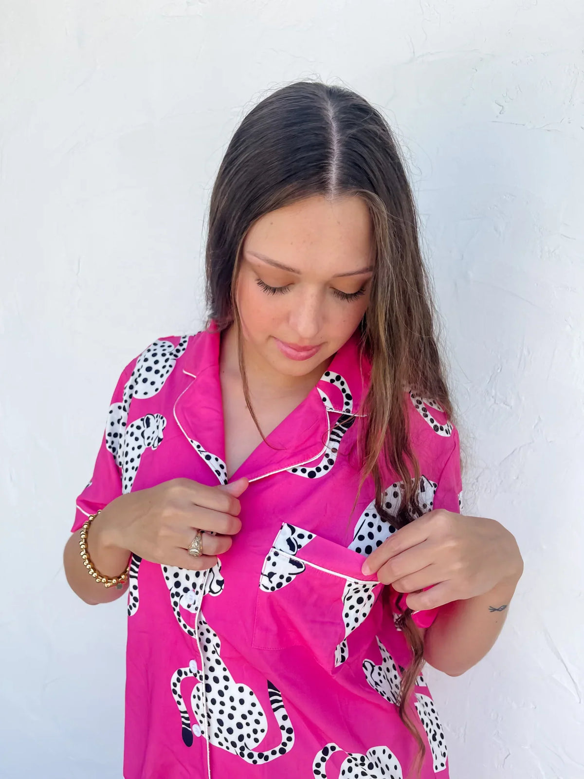 Luxe Lounge Sets in Pink Leopard