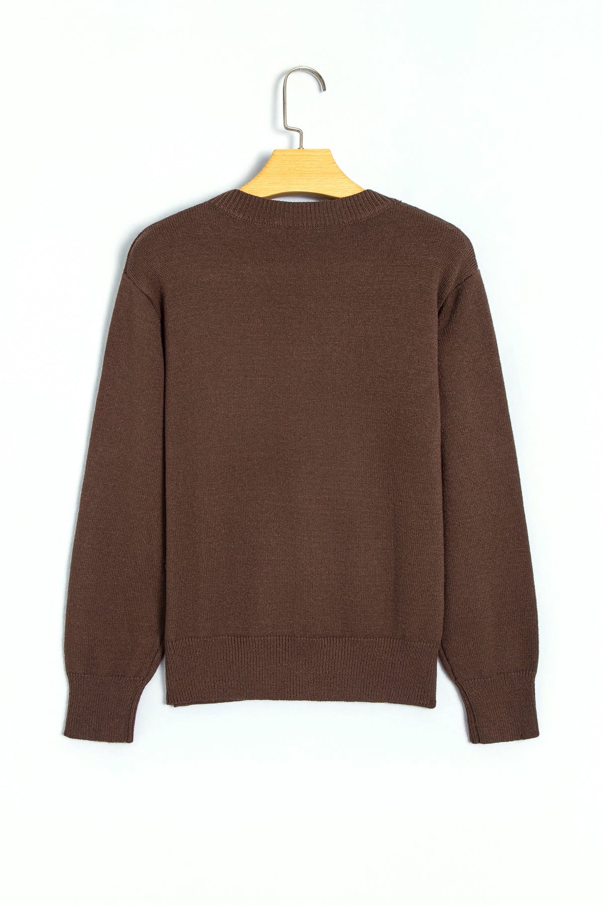 Embroidered Casual Sweater