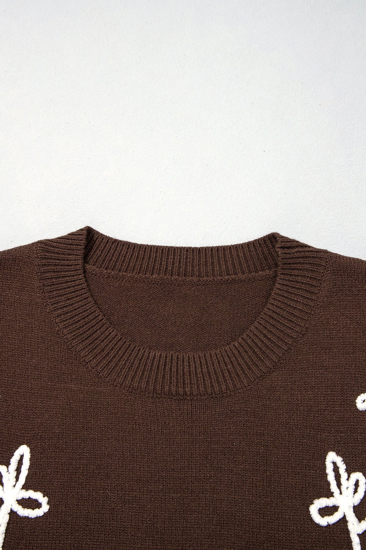 Embroidered Casual Sweater