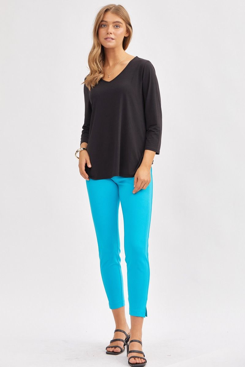 Signature Classic V-Neck Top - 8 Color Options