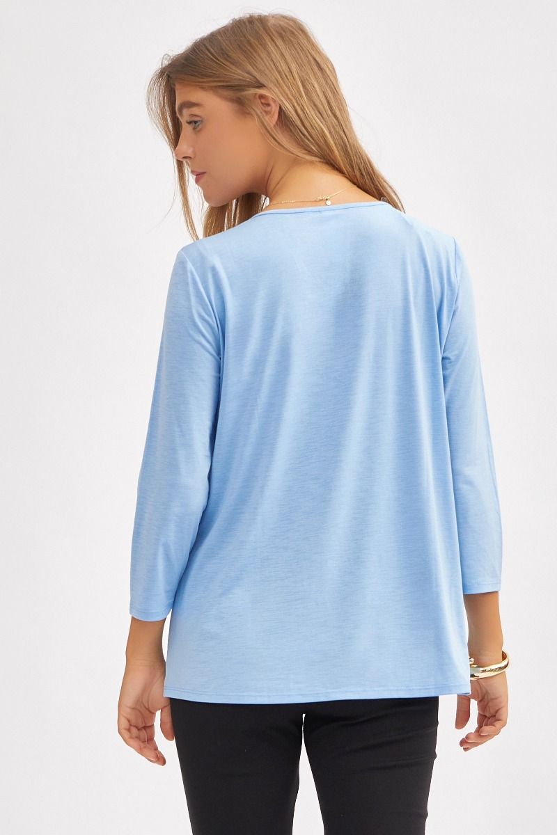 Signature Classic V-Neck Top - 8 Color Options