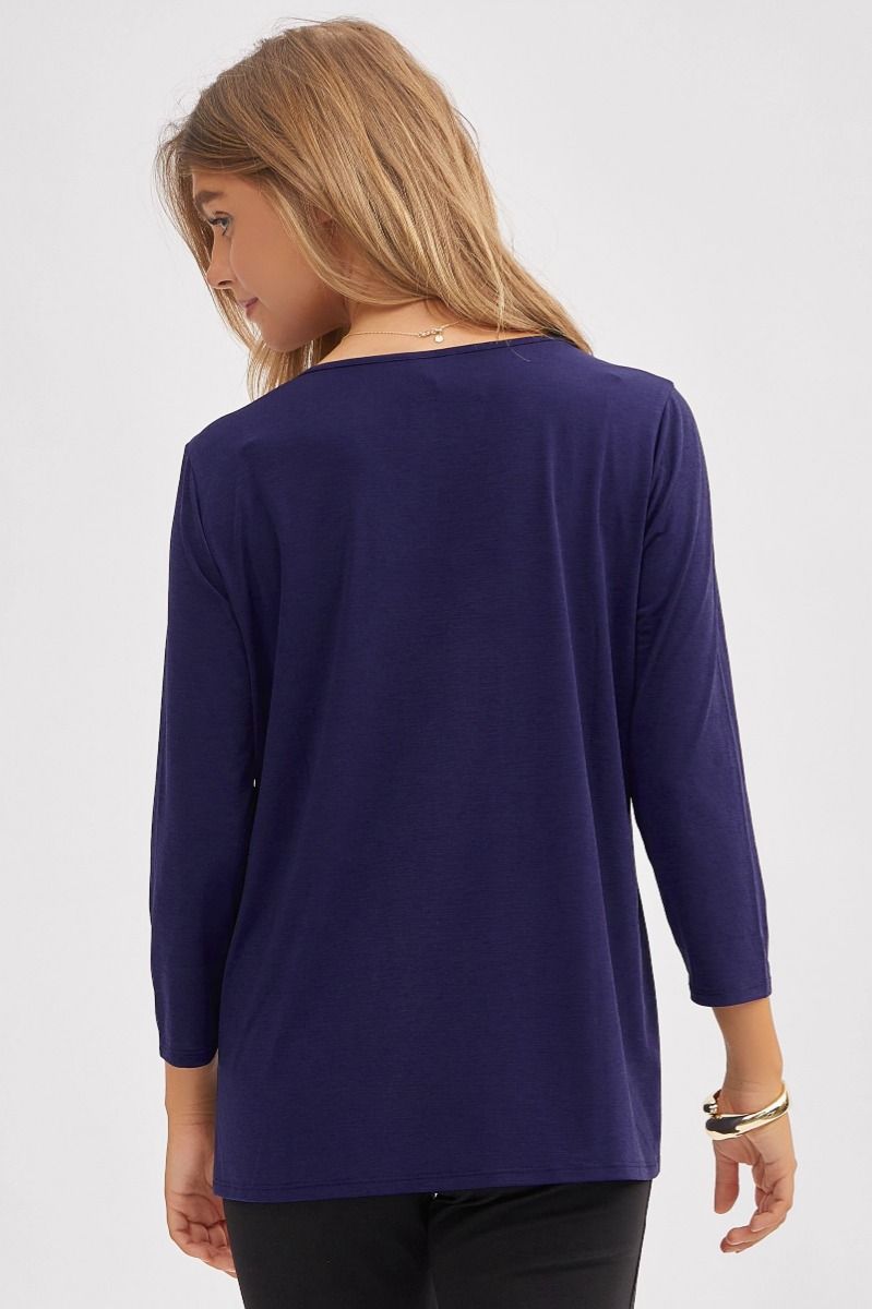 Signature Classic V-Neck Top - 8 Color Options