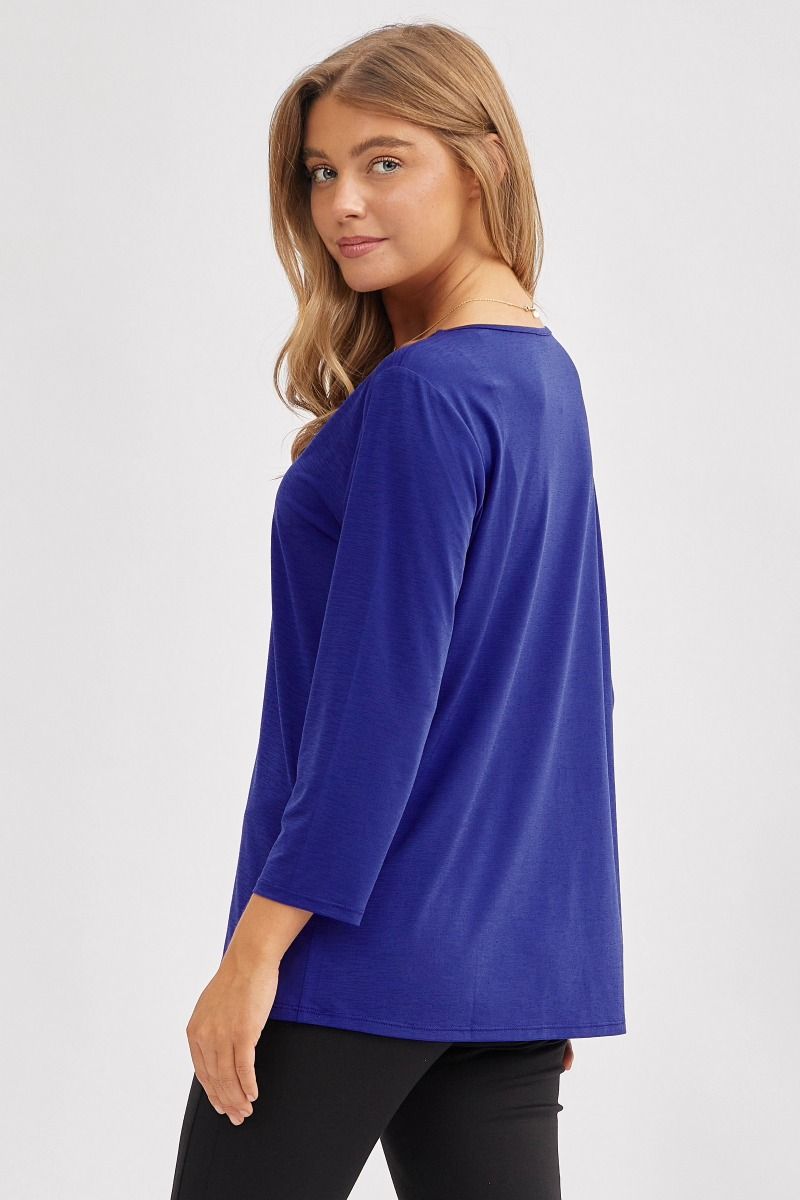 Signature Classic V-Neck Top - 8 Color Options